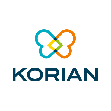 Logo der Korian Deutschland AG. Sie nutzen die CRM Pflege & Betreuung Branchenlösung von awisto.